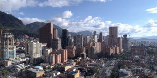 Foto panorámica de Bogotá