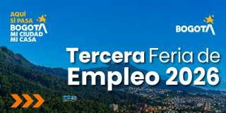 Imagen gráfica que muestra el texto: Tercera feria de empleo 2026 