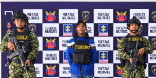 Hombre liberado en operativo del Gaula Militar de la Brigada 13 del Ejército.