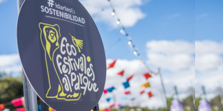 Imagen de un espacio de los EcoFestivales en un Festival al Parque.