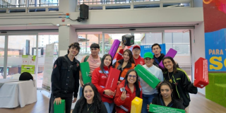 Foto de campaña del Metro de Bogotá 