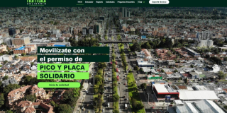 Foto de la página del Pico y Placa Solidario