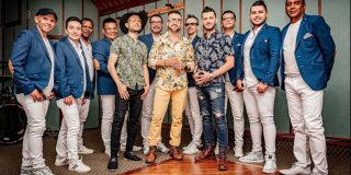 Imagen de varios hombres integrantes de la agrupación bogotana Los 50 de Joselito.