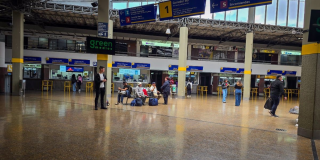 Foto de una de las sedes de la Terminal de Transporte de Bogotá.