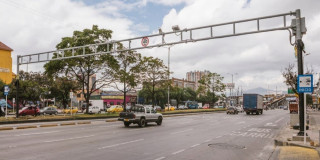 Foto de una vía de Bogotá