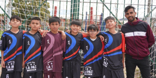 Foto de un equipo de fútbol de Usme 
