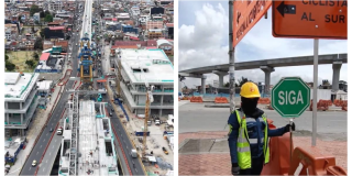 Captura de pantalla de un video del Metro de Bogotá sobre obras en la avenida Primero de Mayo con avenida carrera 68