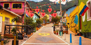 Imagen de calle bonita en Bogotá