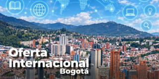 Foto de una panorámica de Bogotá.
