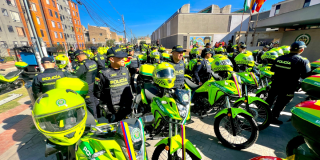 Foto de la Policía de Bogotá