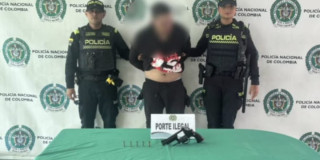 Foto del hombre capturado por hurto y secuestro en vivienda en Kennedy, al suroccidente de Bogotá.