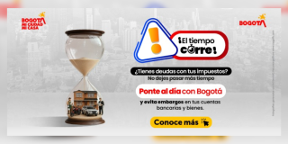 Pieza gráfica sobre Hacienda Bogotá