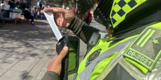 Foto de funcionarios del Distito en un operativo de control 