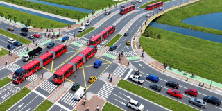 Foto del render del proyecto puente Tibanica entre Soacha y Bogotá.