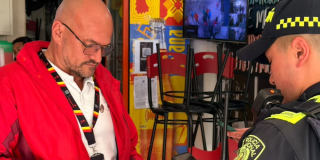 Foto de funcionarios del Distito en un operativo de control 