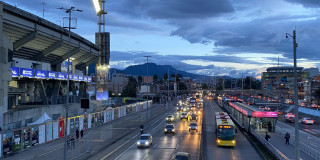 Parte occidental del estado El Campín y la carrera 30