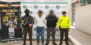 Dos de los capturados.