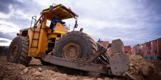Foto de inicio de obras en la ALO Sur 