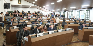 Imagen de la plenaria del Concejo de Bogotá