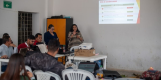 Foto de un encuentro en Bosa.