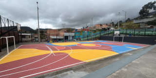 Foto de una cancha de fútbol en Bogotá