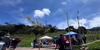 Foto de un grupo de ciudadanos de la Localidad de Usme 