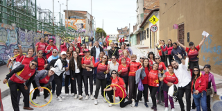 Foto de ciudadanos de la localidad de La Candelaria 