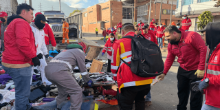 Entidades del Distrito durante Operación Espacio Público en Los Mártires