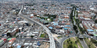 Foto de un frente de obra del Metro 