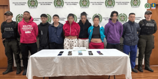 8 de los 10 capturados del Tren de Aragua, por extorsión a conductores.