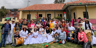 Foto de ciudadanos de la localidad de Usme 