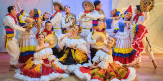 Imagen de bailarines de Danza Colombia Internacional.