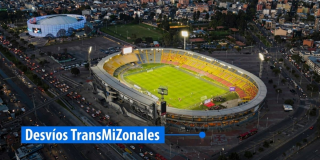 Foto del estadio El Campín de Bogotá.