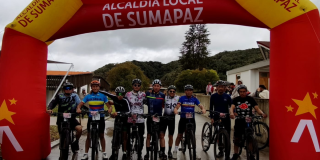 Foto de unos deportistas de la localidad de Sumapaz 