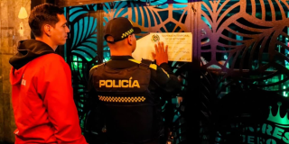 Foto de operativo adelantado en Puente Aranda