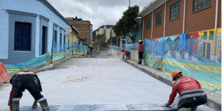 Foto de una obra en La Candelaria 