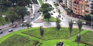 Nueva semaforización de glorieta de calle 63 con carrera 50 en Bogotá