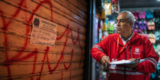 establecimiento cerrado y distrito en operativo