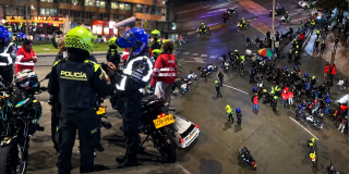 Motos y vehículos inmovilizados por la policía de tránsito