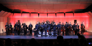 Imagen de Orquesta Filarmónica Juvenil de la Filarmónica de Bogotá en concierto
