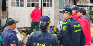 Foto de operativo en Usme.