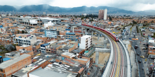Foto del viaducto del Metro 