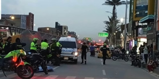 Fotografía del siniestro vial en la Localidad de Los Mártires.