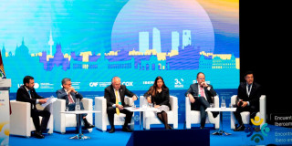 Foto del alcalde Carlos Fernando Galán en el Encuentro de Ciudades Iberoamericanas 2026.