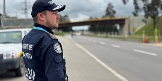 Agente de tránsito de Bogotá