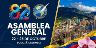 Pieza publicitaria de la Asamblea General de la Sociedad Interamericana de Prensa