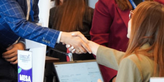Personas participantes de la rueda de negocios organizada por Fenalco Bogotá Cundinamarca