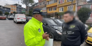 Alias el Gordo, capturado por la Policía.