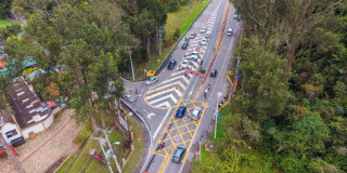 Foto de un tramo de la carrera Séptima en Bogotá