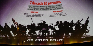 Imagen promocional con los algunos de los resultados de la Encuesta Bienal de Prácticas Artísticas, Culturales, Creativas y Patrimoniales 2025.